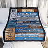 Personalized To My Special Aunt Blanket From Niece Nephew Wood Letter Best Aunt Ever Birthday Mothers Day Christmas Thanksgiving Customized Fleece Blanket | teecentury