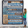 Personalized To My Special Aunt Blanket From Niece Nephew Wood Letter Best Aunt Ever Birthday Mothers Day Christmas Thanksgiving Customized Fleece Blanket | teecentury