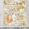Personalized To My Wife Blanket From Husband Conversation Ability Moon Back Wife Wedding Anniversary Valentine Birthday Christmas Customized Fleece Blanket | teecentury