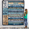 Personalized To My Wife Blanket From Husband I Love You Blessing Sweet Wife Birthday Anniversary Valentine's Day Christmas Customized Fleece Blanket Blanket | Teecentury.com