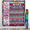Personalized To My Wife Blanket From Husband Romantic I Love You Gifts For Wife Anniversary Valentines Wedding Christmas Customized Fleece Throw Blanket Blanket | Teecentury.com