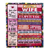 Personalized To My Wife Blanket From Husband Wood I Love You More And More Soulmate Wife Anniversary Valentines Day Wedding Christmas Fleece Throw Blanket Blanket | Teecentury.com