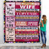 Personalized To My Wife Blanket From Husband Wood I Love You More And More Soulmate Wife Anniversary Valentines Day Wedding Christmas Fleece Throw Blanket Blanket | Teecentury.com
