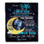 Personalized To My Wife Blanket from Husband I Love You You are My Life Moon Wife Birthday Anniversary Valentines Day Christmas Customized Fleece Throw Blanket | teecentury