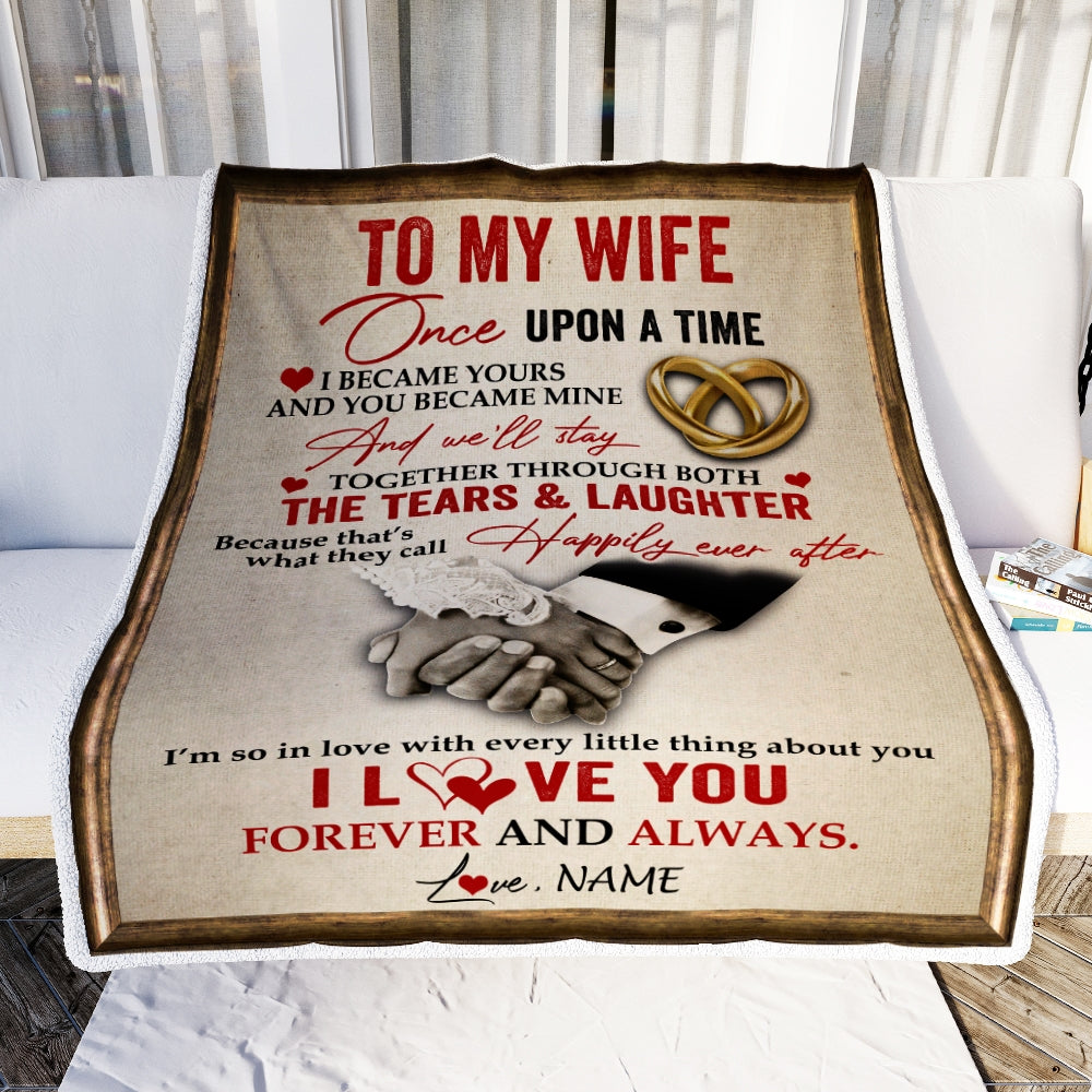 Personalized hotsell anniversary blankets