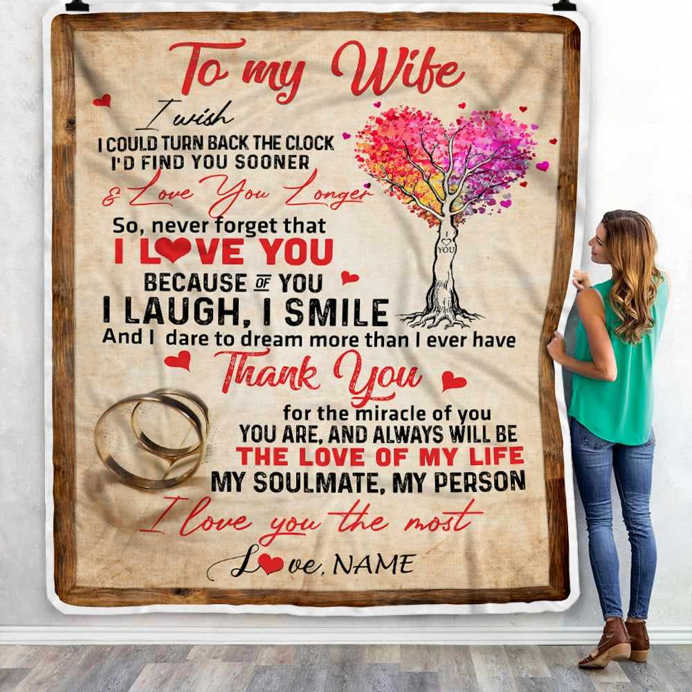 Personalized To My Wife Blankets From Husband Never Forget That I Love You Wife Birthday Wedding Anniversary Christmas Customized Fleece Blanket Blanket | Teecentury.com