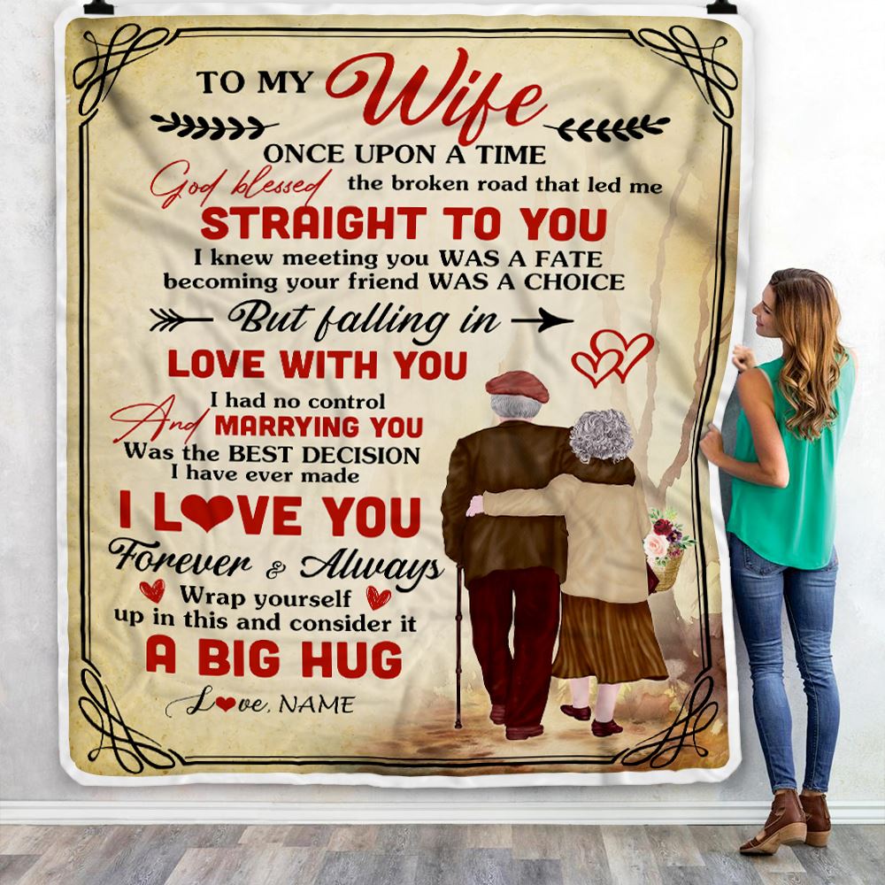 To my wife message blanket 2025
