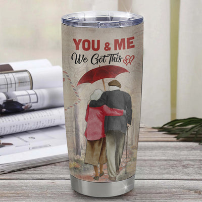 Personalized To My Wife From Husband Stainless Steel Tumbler Cup Love We Got This Letter To Wife Her Birthday Anniversary Valentines Day Wedding Christmas Travel Mug | teecentury
