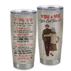Personalized To My Wife From Husband Stainless Steel Tumbler Cup You And Me We Got This Grandparents Wife Birthday Anniversary Valentines Day Christmas Travel Mug | teecentury