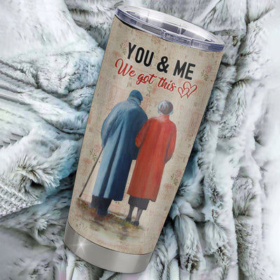 Personalized To My Wife From Husband Stainless Steel Tumbler Cup You And Me We Got This Never Forget I Love You Wife Birthday Wedding Valentines Day Christmas Travel Mug | teecentury