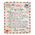 Personalized To My Wife Letter From Husband Blanket All That You are is All That Valentine Birthday Gift Wedding Christmas Bed Quilt Fleece Throw Blanket Blanket | Teecentury.com