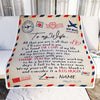 Personalized To My Wife Letter From Husband Blanket All That You are is All That Valentine Birthday Gift Wedding Christmas Bed Quilt Fleece Throw Blanket Blanket | Teecentury.com