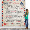 Personalized To My Wife Letter From Husband Blanket All That You are is All That Valentine Birthday Gift Wedding Christmas Bed Quilt Fleece Throw Blanket Blanket | Teecentury.com