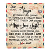 Personalized Yaya Blanket From Kids We Hugged This Blanket Mail Letter Yaya Birthday Mothers Day Christmas Customized Fleece Blanket Blanket | Teecentury.com