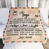 Personalized Yaya Blanket From Kids We Hugged This Blanket Mail Letter Yaya Birthday Mothers Day Christmas Customized Fleece Blanket Blanket | Teecentury.com