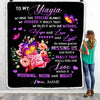 Personalized Yiayia Blanket From Grandkids Granddaughter We Made This Special Blanket Flower Yiayia Birthday Mothers Day Christmas Customized Fleece Blanket | teecentury