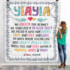 Personalized Yiayia Blanket From Grandkids We Hugged This Blanket Yiayia Birthday Mothers Day Christmas Customized Fleece Blanket Blanket | Teecentury.com