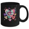 Personalized Yiayia Sweethearts Custom With Grandkids Name Valentines Day Mothers Day Birthday Christmas Mug | teecentury