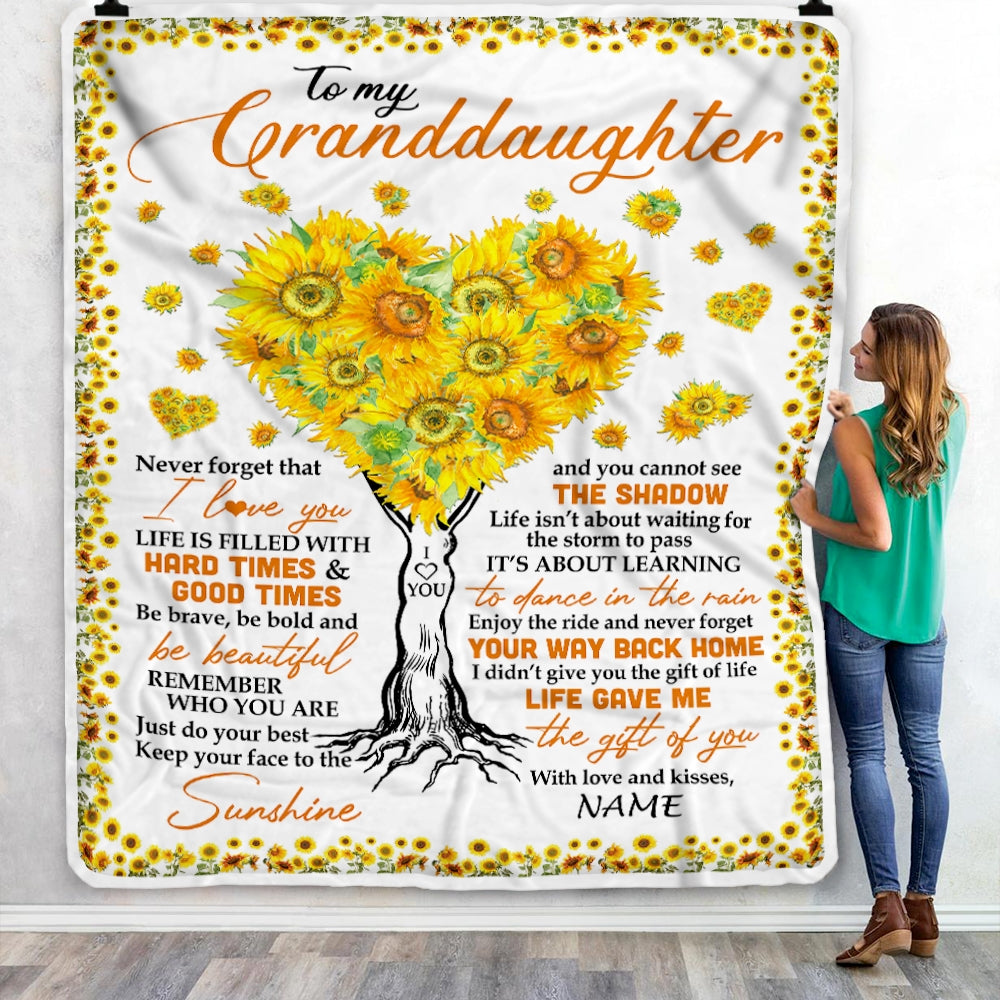 Family tee granddaughter blanket store