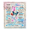 Personalized to My Niece from Aunt Auntie Uncle I Didn't Give You The Gift of Life Butterfly Niece Birthday Christmas Customized Fleece Blanket Blanket | Teecentury.com