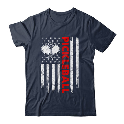 Pickleball American Flag Patriot Pickleball Paddle Player Shirt & Hoodie | teecentury