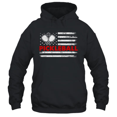Pickleball American Flag Patriot Pickleball Paddles Shirt & Hoodie | teecentury