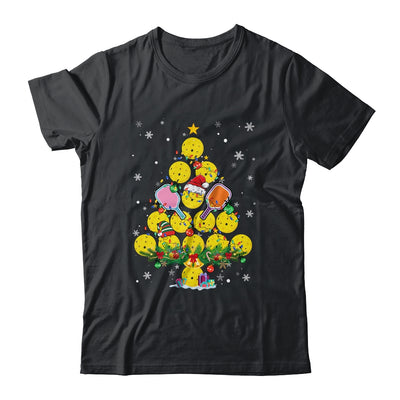 Pickleball Christmas Tree Santa Pickleball X Mas Lights Shirt & Sweatshirt | teecentury