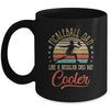 Pickleball Dad Like A Regular Dad Cooler Vintage Fathers Day Mug Coffee Mug | Teecentury.com