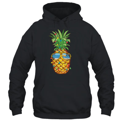 Pineapple Christmas In July Tree Lights Sunglasses Men Women T-Shirt & Tank Top | Teecentury.com