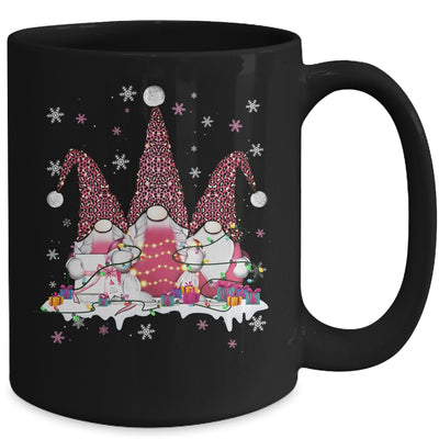 Pink Leopard Print Gnomes Xmas Funny Christmas Gnome Women Mug Coffee Mug | Teecentury.com