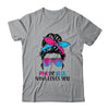 Pink Or Blue Nana Loves You Gender Reveal Hair Glasses T-Shirt & Tank Top | Teecentury.com