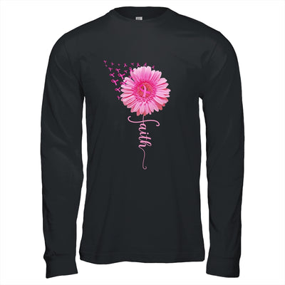 Pink Ribbon Daisy Faith Breast Cancer Awareness Month T-Shirt & Hoodie | Teecentury.com