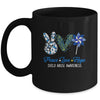 Pinwheel Peace Love Hope Child Abuse Prevention Awareness Mug | teecentury