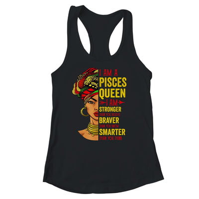 Pisces Queen I Am Stronger Birthday For Pisces Zodiac Shirt & Tank Top | teecentury