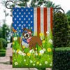Pitbull American USA Flag 4th of July Dog Lover On Independence Day | teecentury