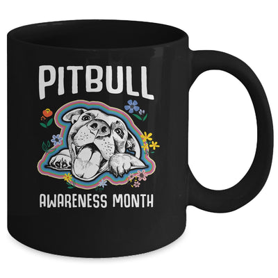 Pitbull Awareness Month Pitbull Love Mug Coffee Mug | Teecentury.com