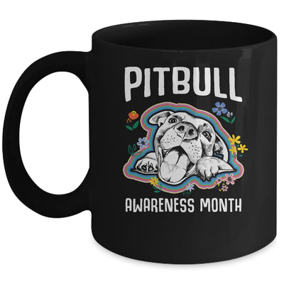 Pitbull Awareness Month Pitbull Love Mug Coffee Mug | Teecentury.com