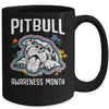 Pitbull Awareness Month Pitbull Love Mug Coffee Mug | Teecentury.com