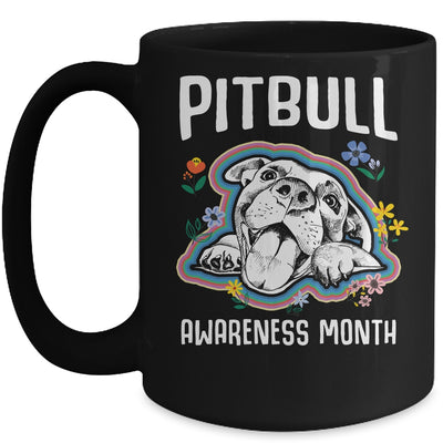 Pitbull Awareness Month Pitbull Love Mug Coffee Mug | Teecentury.com