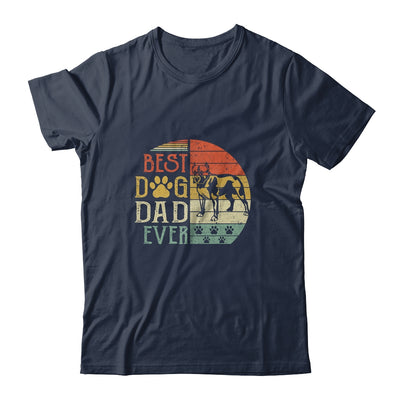 Pitbull Best Dog Dad Ever Vintage Father's Day Retro T-Shirt & Hoodie | Teecentury.com