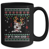 Pitbull Dog Reindeer Ugly Christmas Xmas Mug Coffee Mug | Teecentury.com