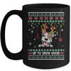 Pitbull Dog Reindeer Ugly Christmas Xmas Mug Coffee Mug | Teecentury.com