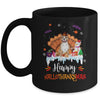 Pitbull HalloThanksMas Halloween Thanksgiving Christmas Mug | teecentury