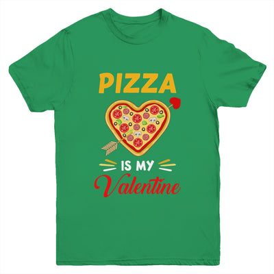 Pizza Is My Valentine Funny Valentines Day Boys Girls Kids Youth Youth Shirt | Teecentury.com