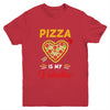 Pizza Is My Valentine Funny Valentines Day Boys Girls Kids Youth Youth Shirt | Teecentury.com