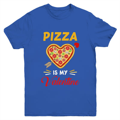 Pizza Is My Valentine Funny Valentines Day Boys Girls Kids Youth Youth Shirt | Teecentury.com