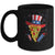 Pizza US Flag Hat Firecracker 4th Of July Food Patriotic Mug | teecentury