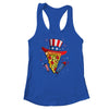 Pizza US Flag Hat Firecracker 4th Of July Food Patriotic Shirt & Tank Top | teecentury