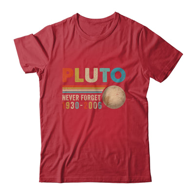 Pluto Never Forget Funny Astronomy Space Science Nerd Shirt & Hoodie | teecentury