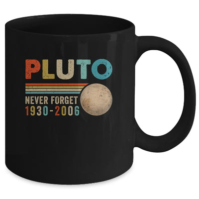 Pluto Never Forget Funny Astronomy Space Science Nerd Mug | teecentury